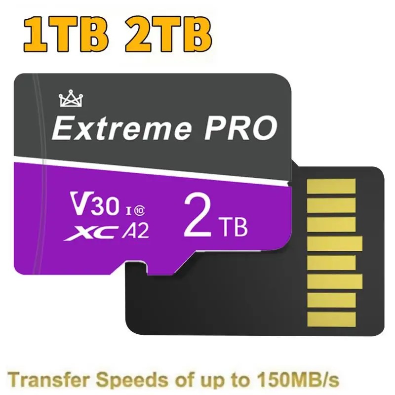 Class 10 2TB 1TB Micro TF SD Card 512GB 256GB 128GB SD Memory Card