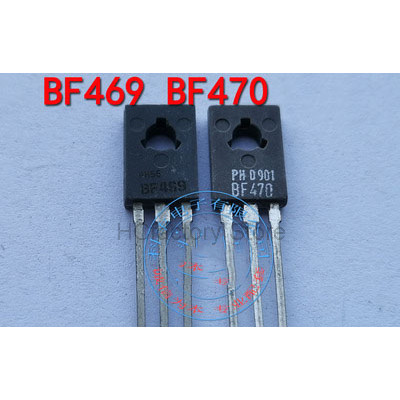 Original 10pcs BF469 BF470 TO-126 (5PCS* BF469 +5PCS* BF470 ) TO126 NPN Transistor F649 F470 TO126