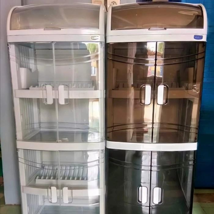 (KHUSUS BOGOR) LEMARI RAK PIRING PLASTIK NAIBA MINI DISH RACK