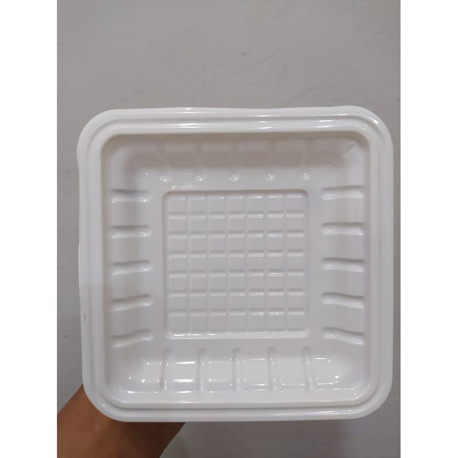 Mika Tray 02 putih / Mika buah & sayur Kode 188