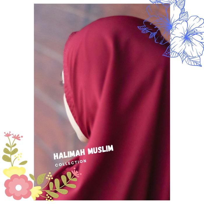 (Allthebest) KHIMAR HIJAB JUMBO WOLFIS NON PET XXXL muslim syari