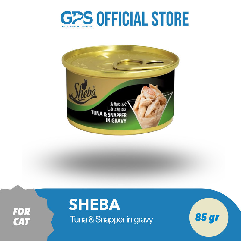 

SHEBA CAN TUNA & SNAPPER IN GRAVY 85 GRAM