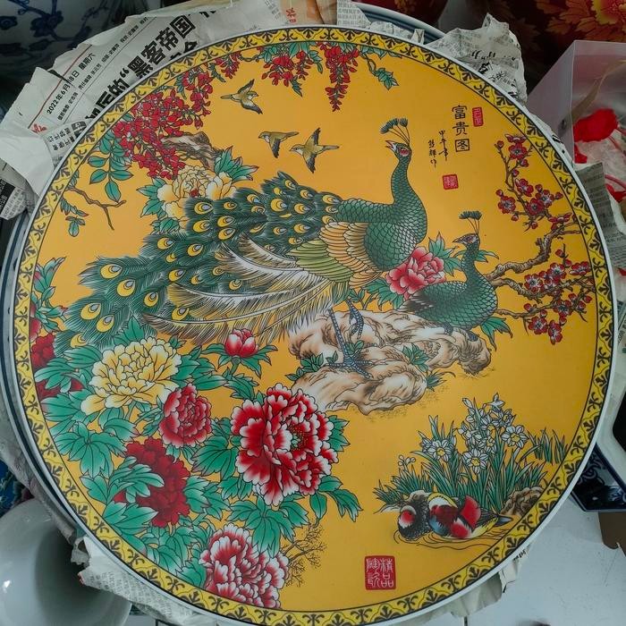 Piring Hias Dinding D 40 cm Merak