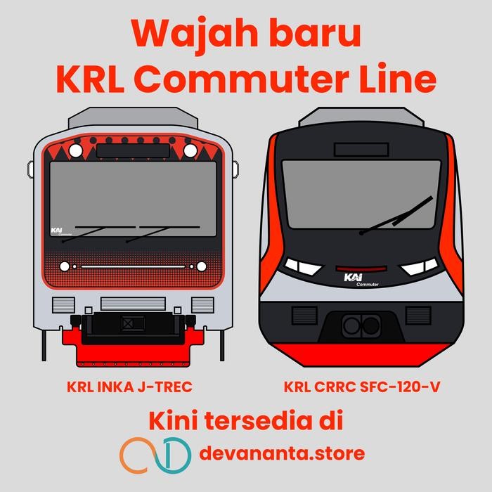 Gantungan Kunci Ganci kereta KRL CRRC dan INKA
