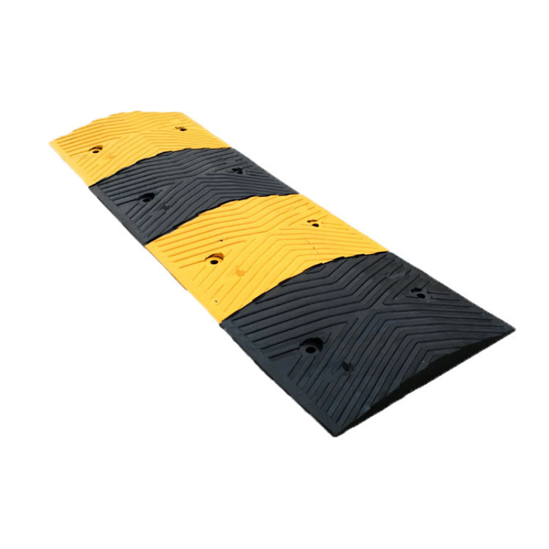 Speed Bump Rubber Road Parking Lot Cast Steel Speed Bump Cushion Mini Speed Hump Highway Speed Bump