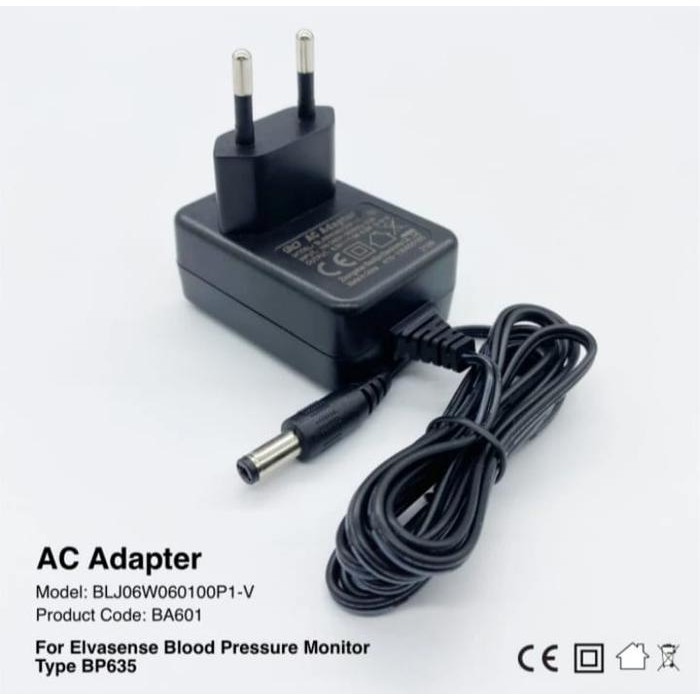 Elvasense Adaptor Ba601 A - Adaptor Tensimeter Elvasene Bp635 Adapter