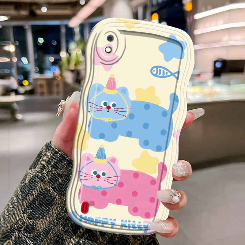 Casing Hp Untuk Samsung Galaxy A10 M10 A10s M01s Case Casing Graffiti Tercinta HP Kesing gelombang C