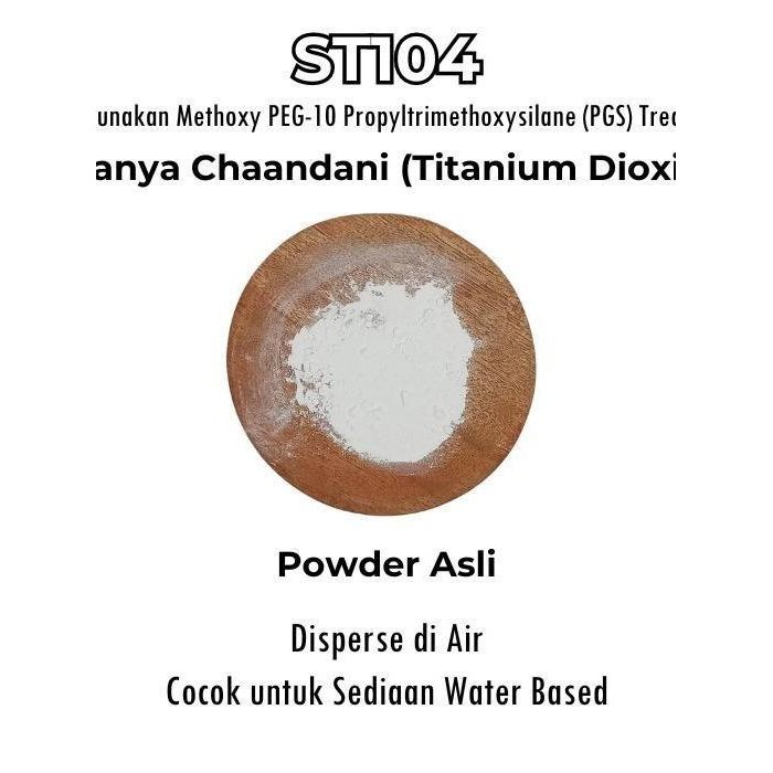 

Pewarna Kosmetik Modified Titanium Dioxide (104)