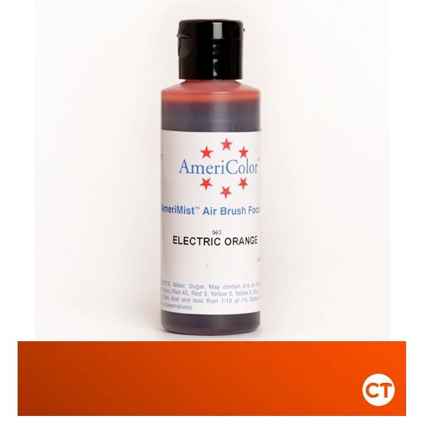 

Americolor Airbrush Food Color - Electric Orange 128gr