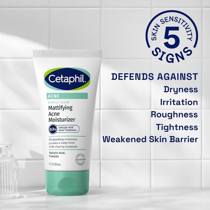 Cetaphil Gentle Clear Mattifying Acne Moisturizer With 0.5% Salicylic Acid 89 Ml