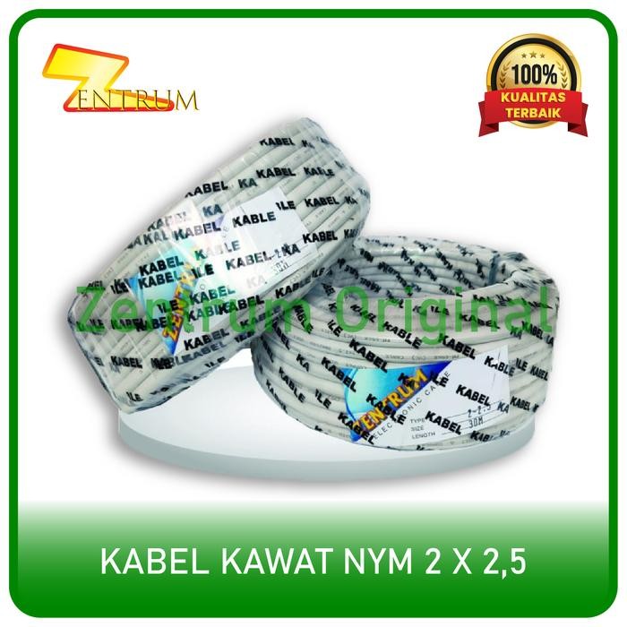 KABEL LISTRIK KAWAT NYM 2 x 2.5 (50 Meter)
