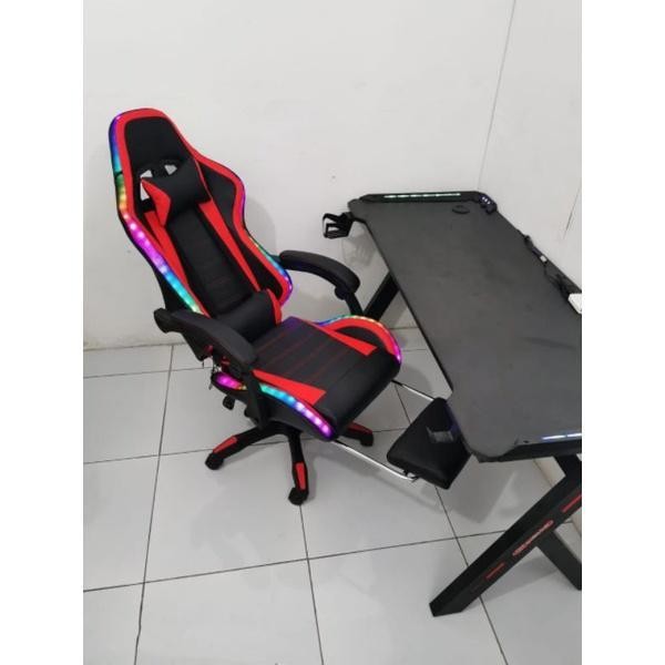 Furnibest Kursi Gaming Gaming Chair Rgd Led 889