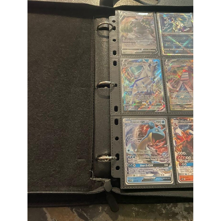 

Hice Ring Album Card Binder 9 Pocket Binder Kartu Pokemon Magic One Piece Flesh And Blood