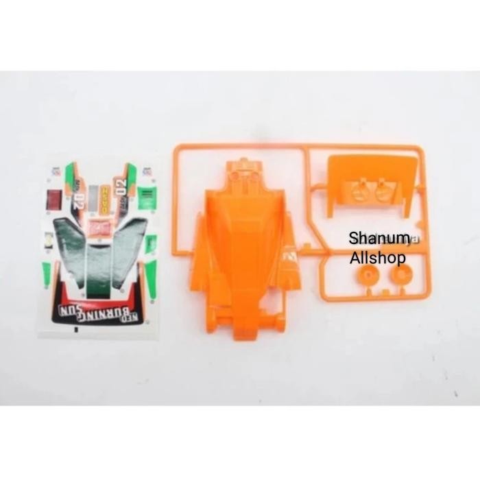 REP TAMIYA 18034 BODY SET DASH 02 NEO BURNING SUN + DECAL [VC MODEL]