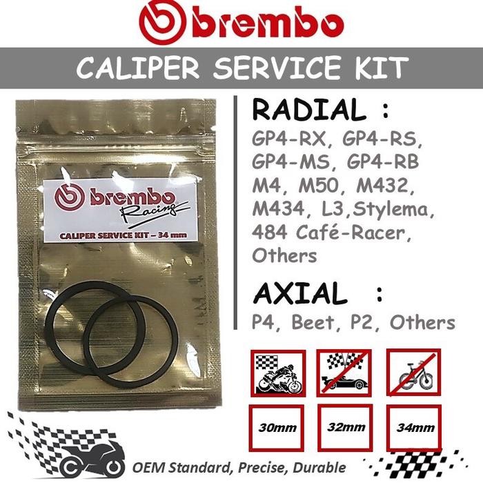 Brembo Oring Sil Seal Karet Piston Kaliper Rem Brembo -Gratisongkir