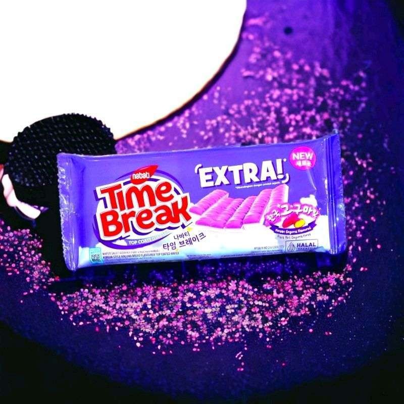

wafer TIME BREAK korean goguma 32gr 1pack 10pcs wafer nikmat