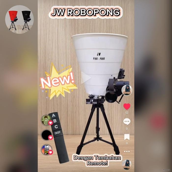 Robot Pingpong, Pelontar Bola Pingpong, Robot Tenis Meja