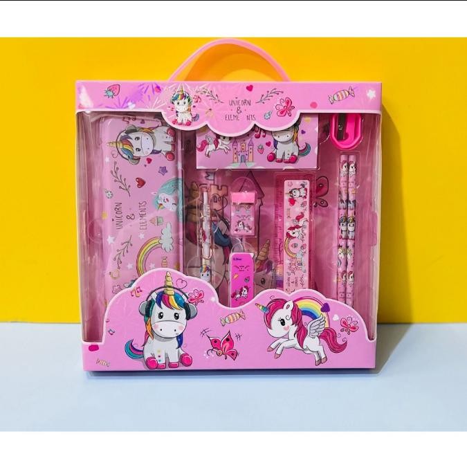 

DISKON 7 - Paket Alat Tulis Set 9 in 1 / Stationary Set Alat Tulis Sekolah isi 9 pcs / Perlengkapan