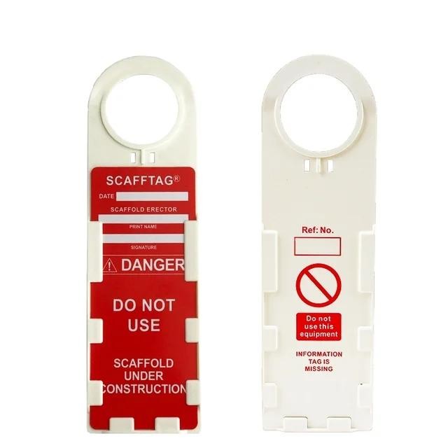 

READY Scaffolding Tag Holder Danger 1 set NEW