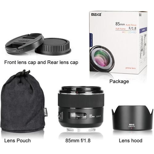 Ready Lensa Meike Af 85Mm F1.8 For Canon Ef Mount / Meike 85 Mm F/1.8 Fix Lens Original Terbaru