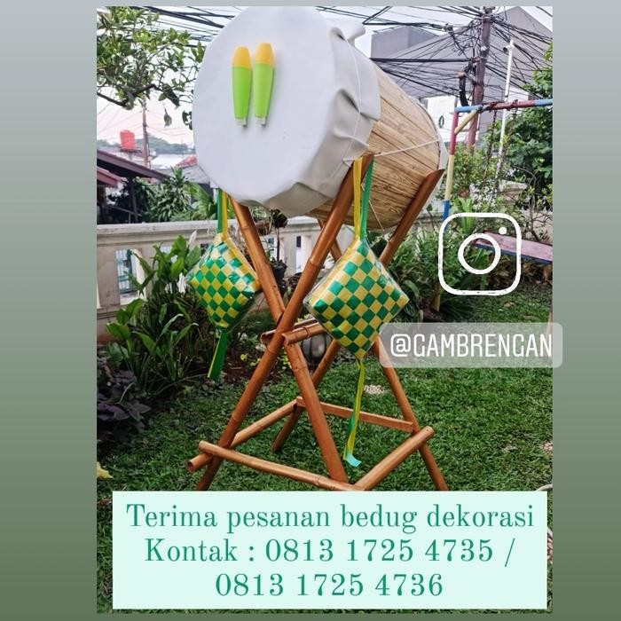 terlaris : dekorasi bedug ramadhan stereofoam dekor beduk idul fitri