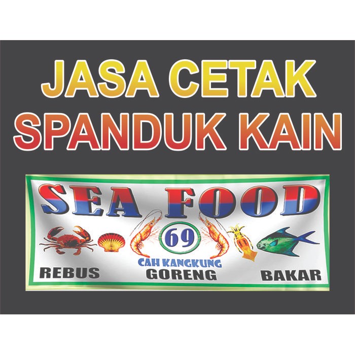 Jasa Cetak Spanduk / Bikin Spaduk Kain (Fulu Printing)
