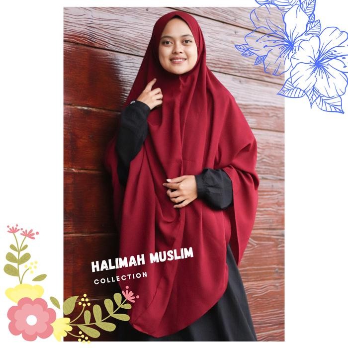 (Allthebest) KHIMAR HIJAB JUMBO WOLFIS NON PET XXXL muslim syari