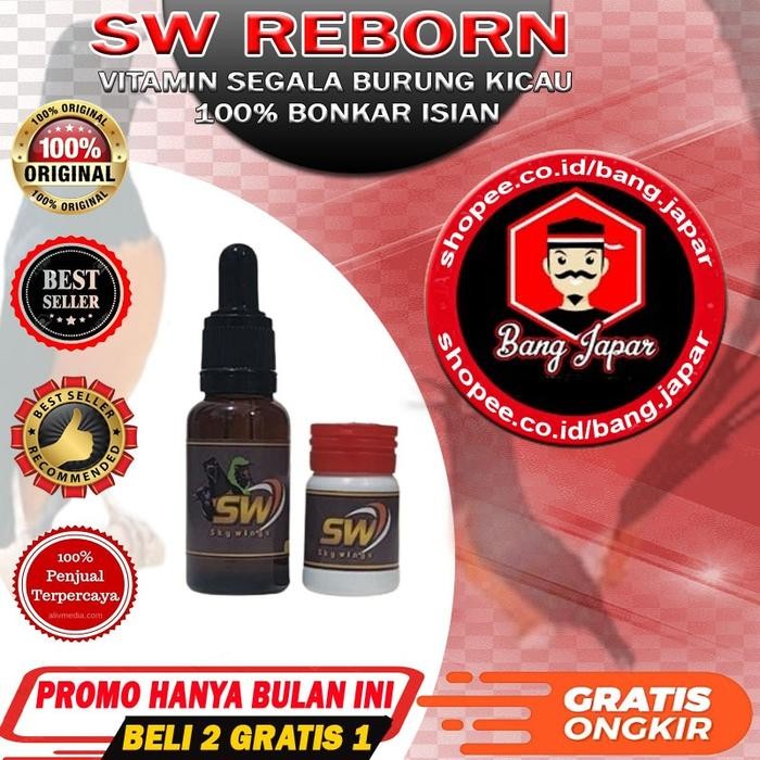 SW SKYWINGS REBORN skwings cair vitamin burung .
