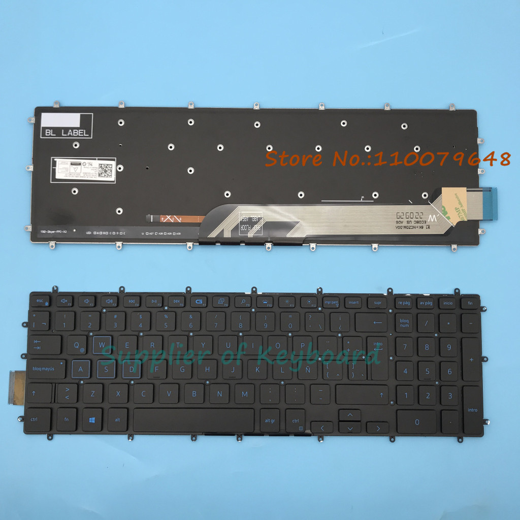 New For Dell P32E P32E001 P89F P89F001 P89F002 P65F P65F001 Laptop Latin Spanish Keyboard