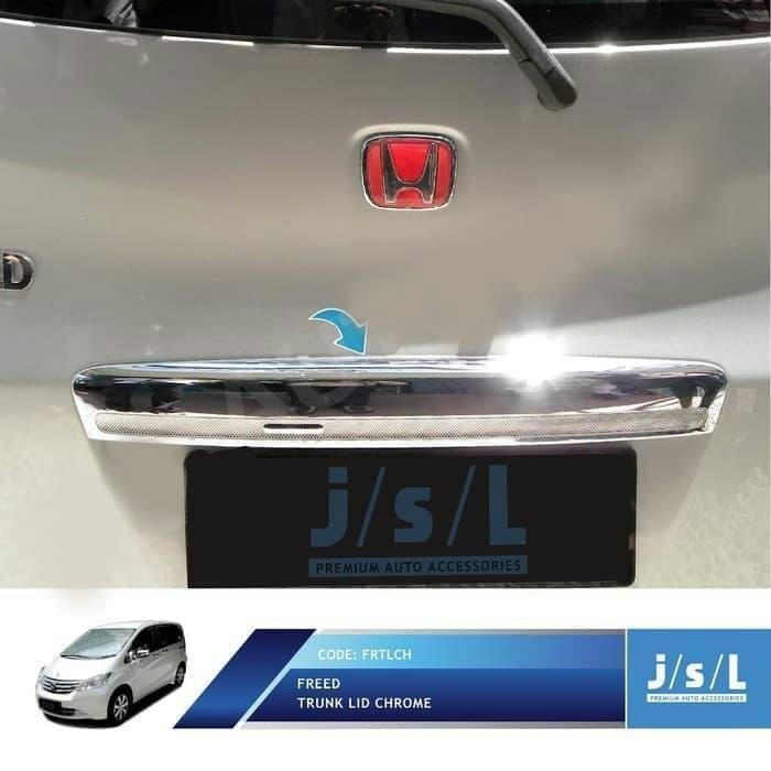 Terbagus Trunk Lid Honda Freed / Lis Chrome Belakang Freed
