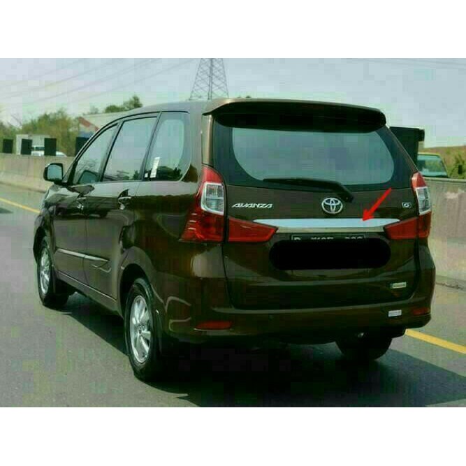 Murah Cover Trunk Lid List Body Belakang Grand Avanza Xenia Veloz 2016-2018