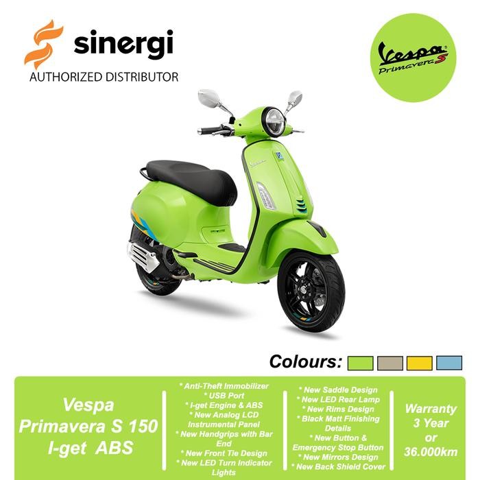 Vespa Primavera S 150 I-Get Abs - Bogor