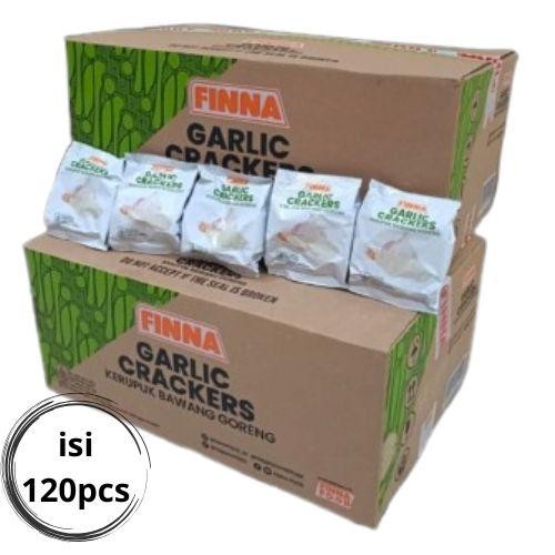 

1 Karton Krupuk Finna Bawang Garuda 120 pcs Halal Asin Gurih GRATIS ONGKIR goreng crackers Food