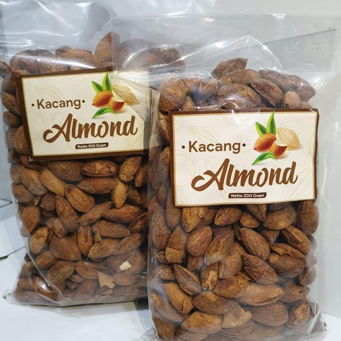 

Kacang Almond Panggang 1 Kg Roasted Cangkang
