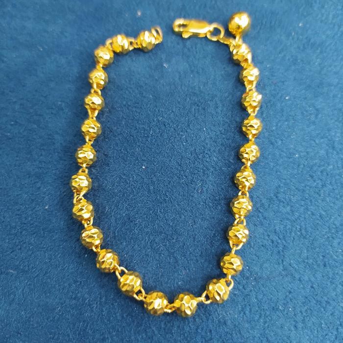

Terlaris! Gelang Bola Ukir 16K