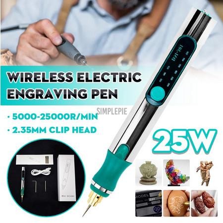 

Terbaru! Ptc Pen Ukir Elektrik Mini Portable 25000Rpm Alat Pengukir
