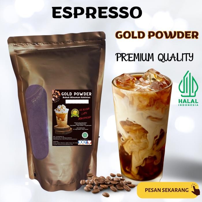 

1 Kg GOLD POWDER Rasa ESPRESSO Bubuk Minuman espreso kiloan serbuk expreso coffee milk Powder Drink