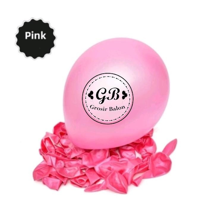 1 Pack Isi 100Pcs Balon Latex Metalik / Balon Latex Metalik 12 Inch / Balon Dekorasi Latex Metalik