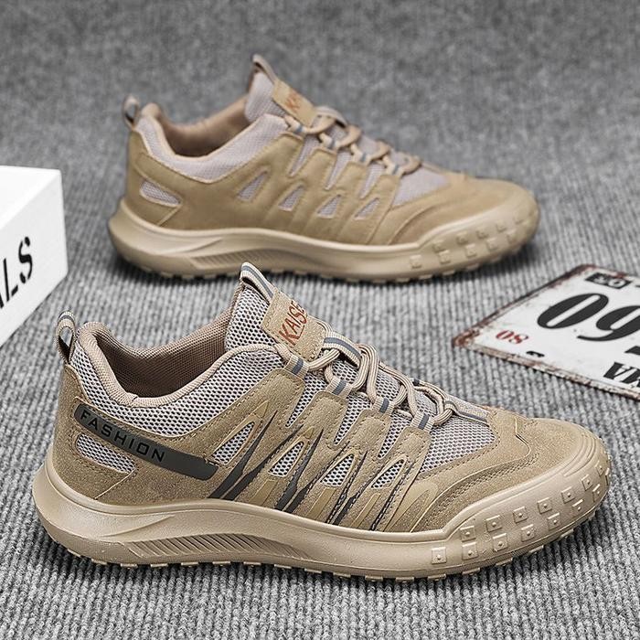 Eiger - Fed Sepatu Olahraga Hiking Outdoor Pria Wanita Fujiyama Casual Mens Sneakers Shoes Cream