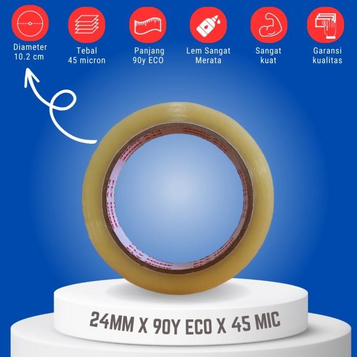 

vg_ Isolasi Mini Tape Selotip Lakban Bening Kecil Solasi