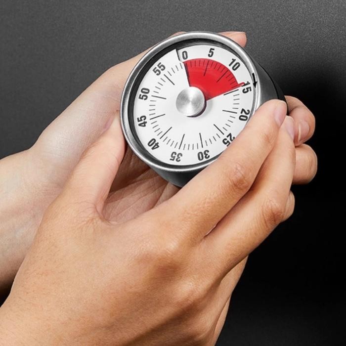 Timer Dapur Magnet Digital Manual Putar Mechanical Timer Timer Alarm Masak Timer Baking Pengelola