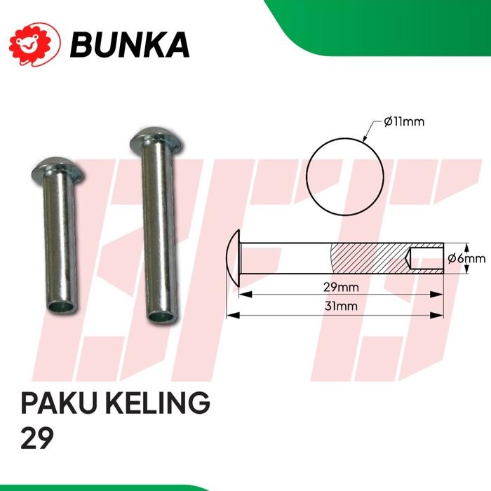 (Allthebest) Paku Keling Plate per-kg - Aksessoris Folding Gate