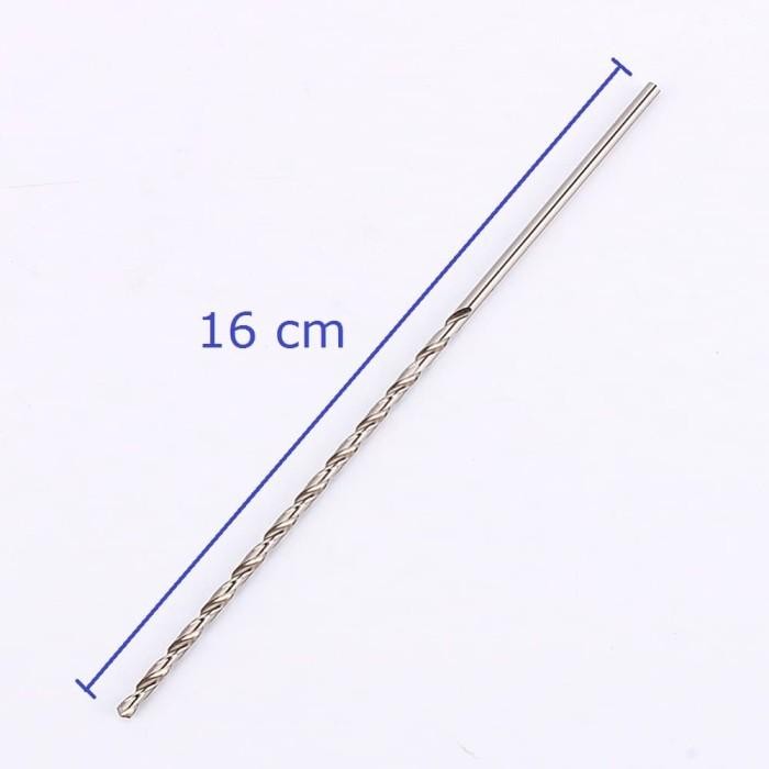 (Allthebest) Mata bor HSS kayu besi 1.5 mm panjang 16 cm