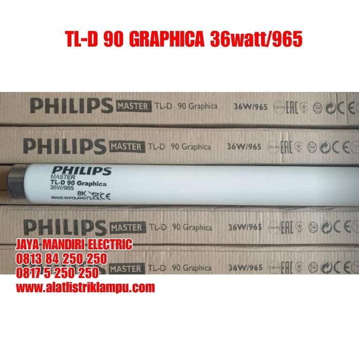 Langsung Gas. Lampu Tl-D 90 Graphica 36Watt/965 Poland For Tekstil Tld 90 36W 965