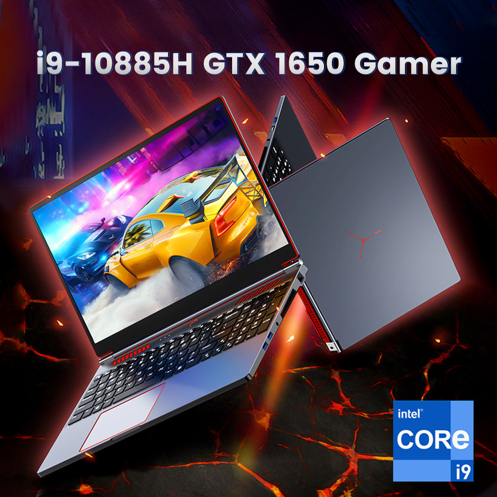 16.1 Inch Gaming Laptop Intel i9 10885H i7 Nvidia GTX 1650 4G IPS 1920x1080 144Hz Ultrabook Windows 