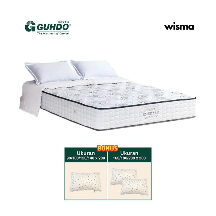 Kasur Springbed Guhdo Emerald Dream Firm Spinal Spring Orthopedic 90X200 100X200 120X200 140X200