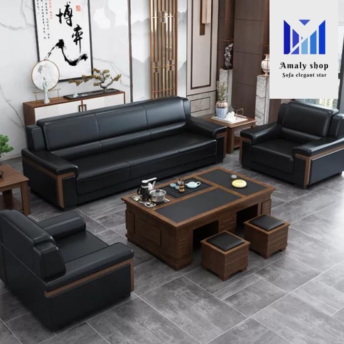 Sofa 311 Kulit / Sofa Modern / Sofa Mewah / Sofa Kantor