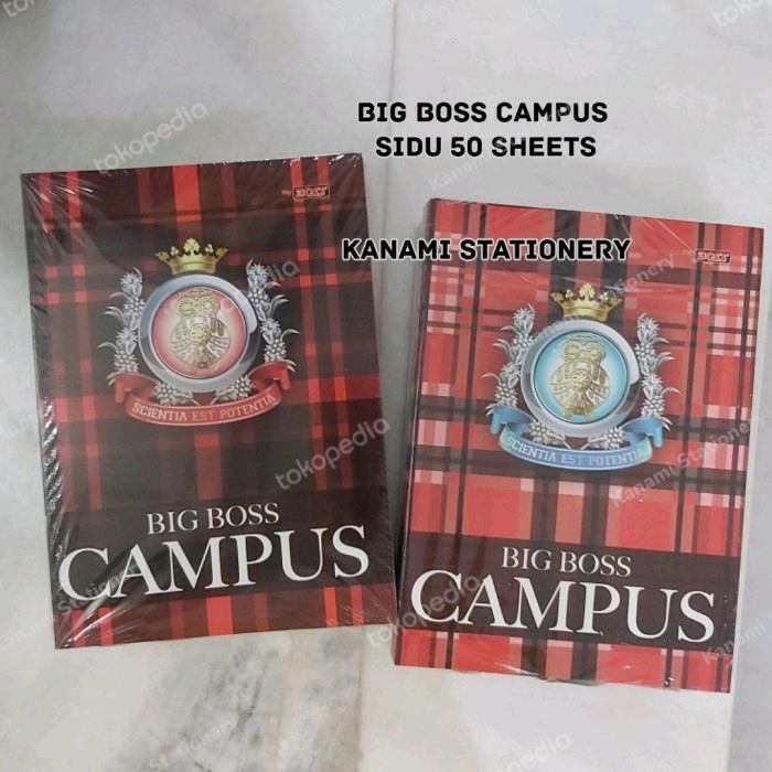 

BEST SELLER Buku Tulis Campus Big Boss 36,42,50,70 Sheets Per pack Sinar Dunia.