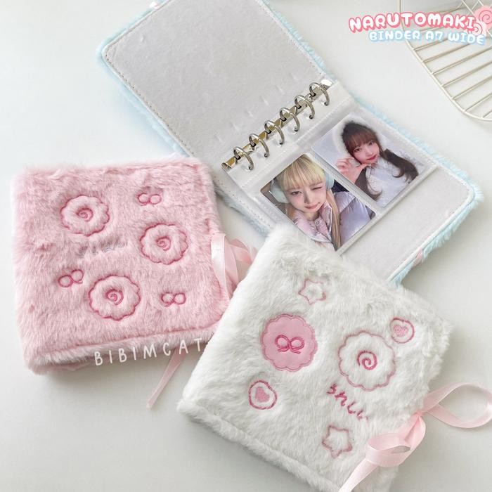 

BEST SELLER Bibimcat - (A7 Wide) Narutomaki Binder Photocard Fluffy / Album PC Pollaroid Fish Cake