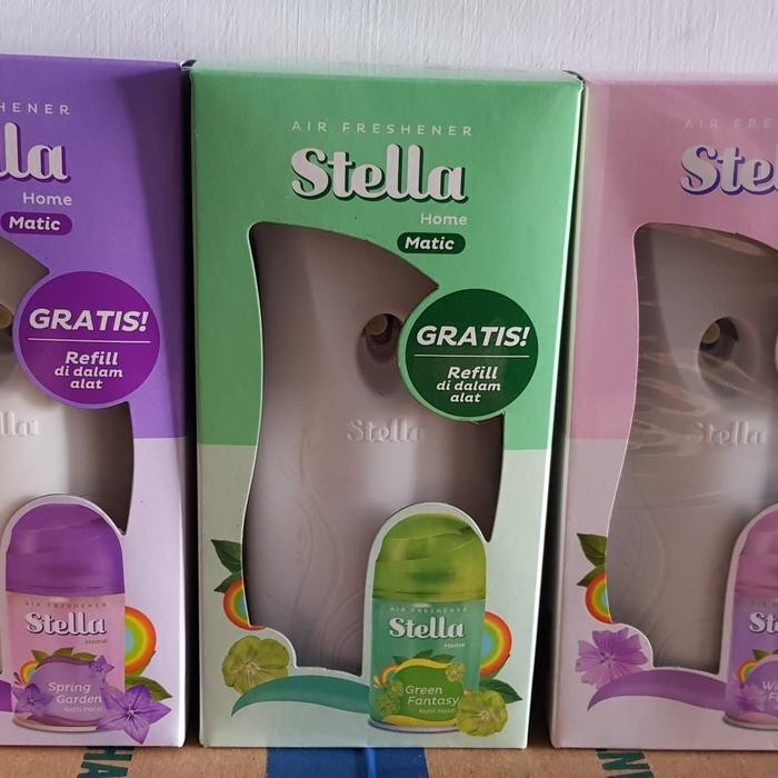 Stella Matic Box Set / Dispenser Stella Matic Pengharum Ruangan Gratisongkir